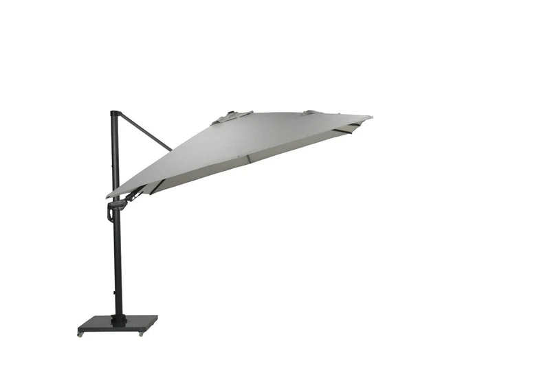Garden Impressions Hawaii deluxe parasolset 300x300 carbon black royal sand