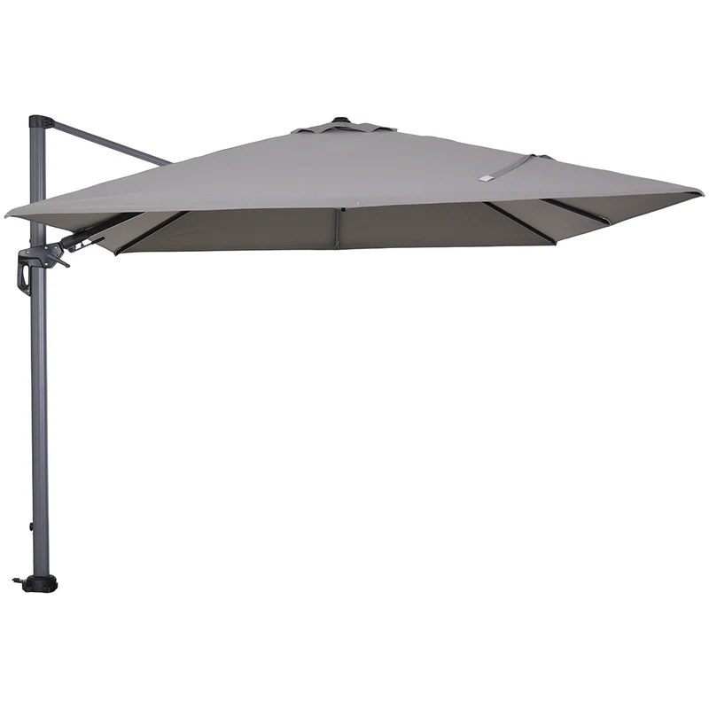 Garden Impressions Hawaii parasolset 300x300 lichtgrijs 90 kg
