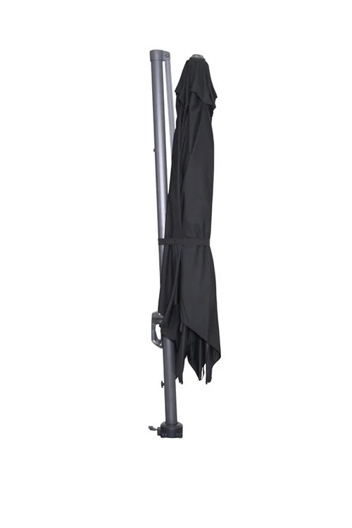 Garden Impressions Hawaii parasolset 300x300 zwart 90 kg