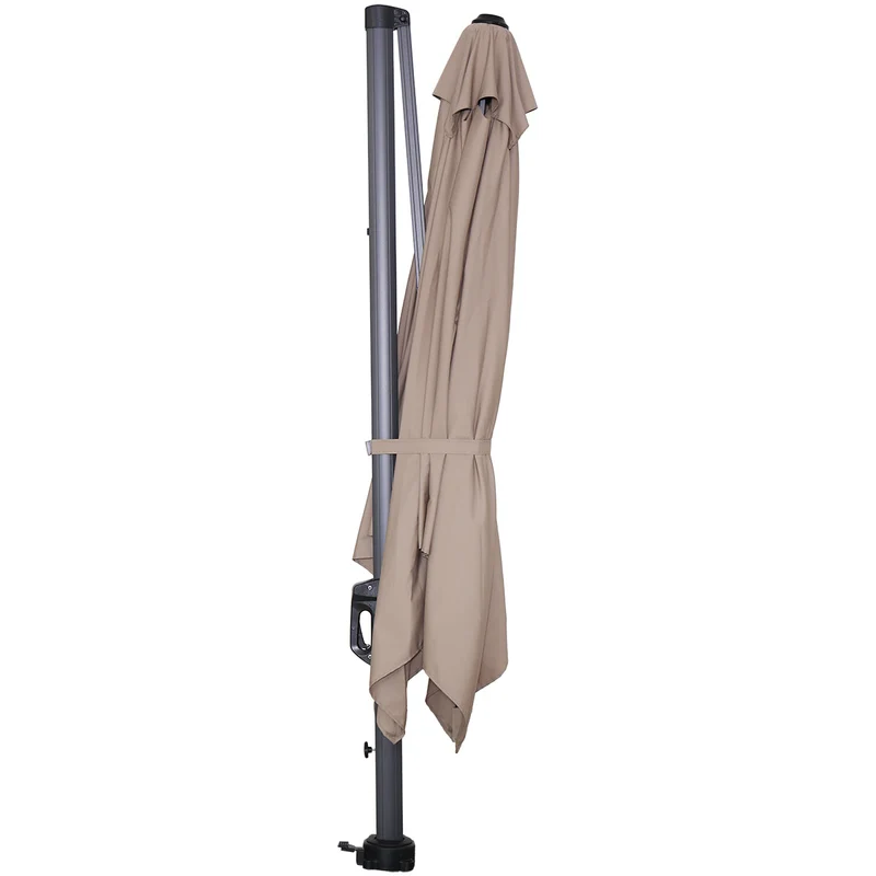 Garden Impressions Hawaii Lumen parasolset 300x300 LED verlichting taupe