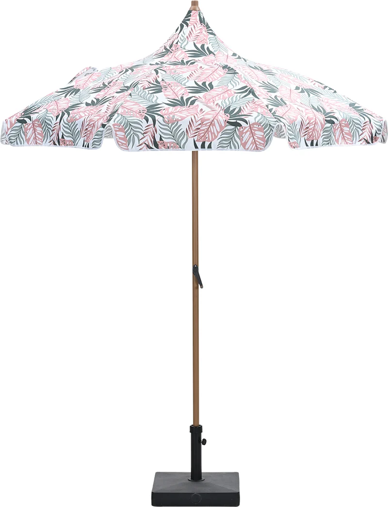 Garden Impressions Aloha parasolset Ø200 cm palm forest met voet