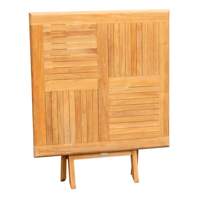 Kleiner Klapptisch Holz Henley - Quadratisch, 50 x 50 cm