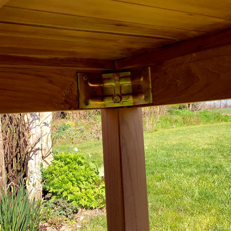 Teak Bistrotisch Classic - rechteckig, 90 x 60 cm