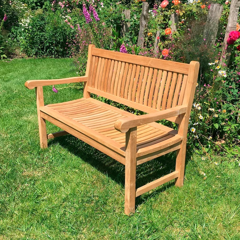 Teak Gartenbank Victoria, 130 cm