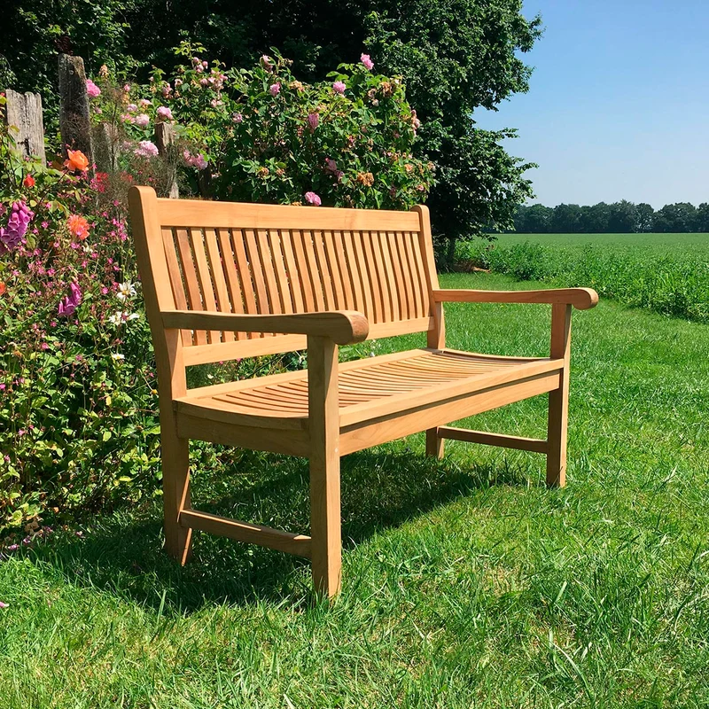 Teak Gartenbank Victoria, 130 cm