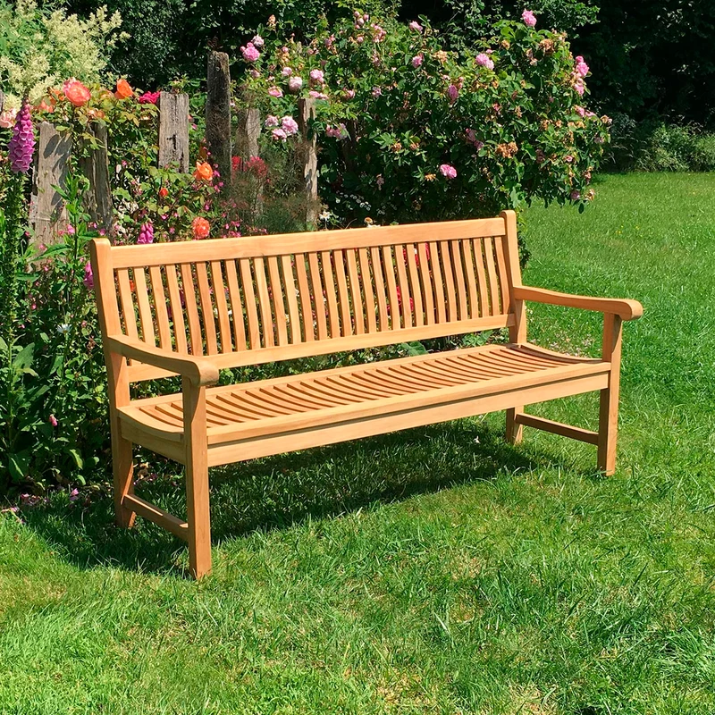 Teak Gartenbank Victoria, 130 cm