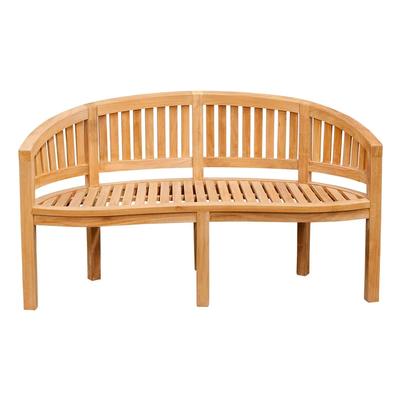 Teak Bananenbank Washington, 150 cm