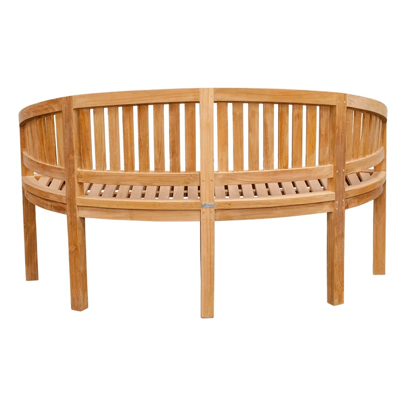 Teak Bananenbank Washington, 150 cm