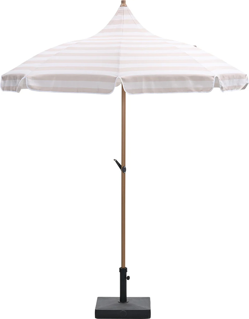Garden Impressions Aloha parasolset Ø200 cm ecru met voet