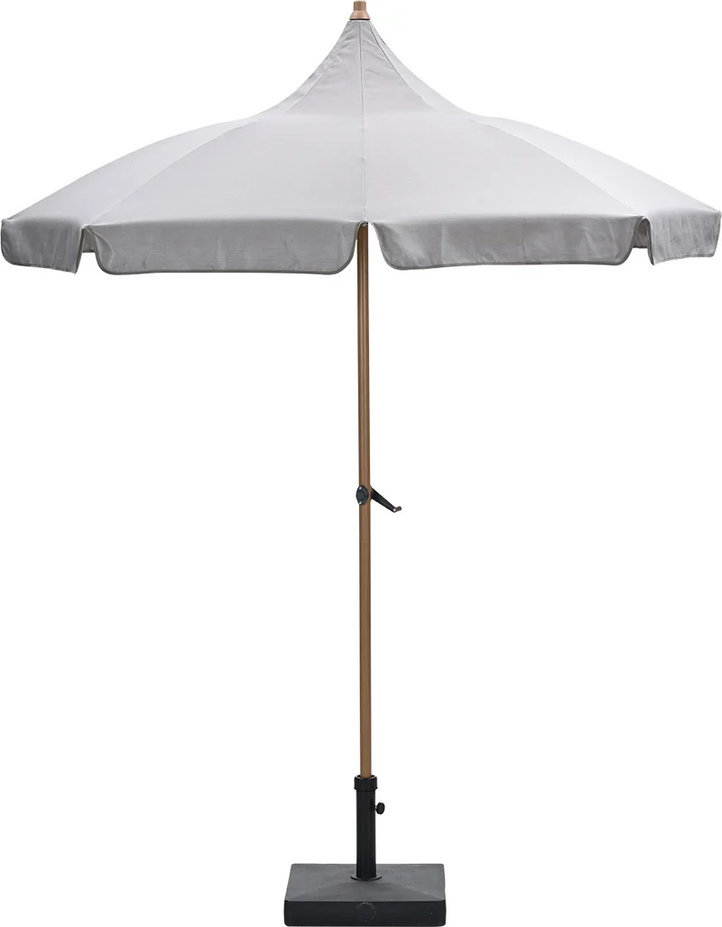 Garden Impressions Aloha parasolset Ø200 cm taupe met voet