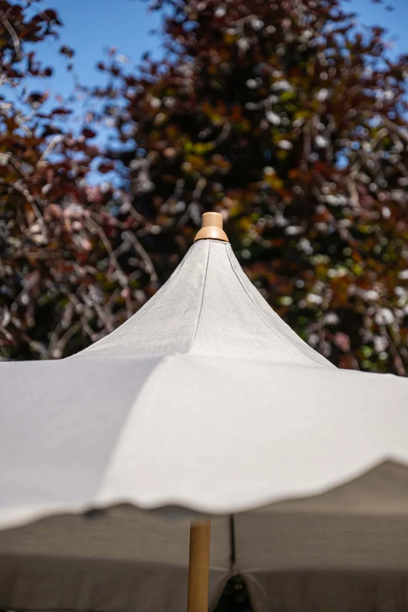 Garden Impressions Aloha parasolset Ø200 cm taupe met voet
