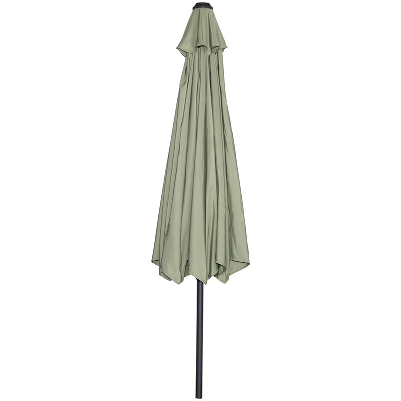 Garden Impressions Lotus parasolset Ø300 cm olijf met voet en hoes