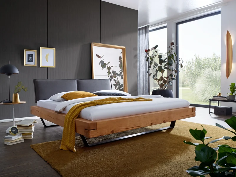 Rahmenbett Bett Massivholz Fichte