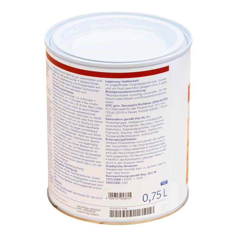 Teaköl farblos / Teak Pflegeöl 750ml