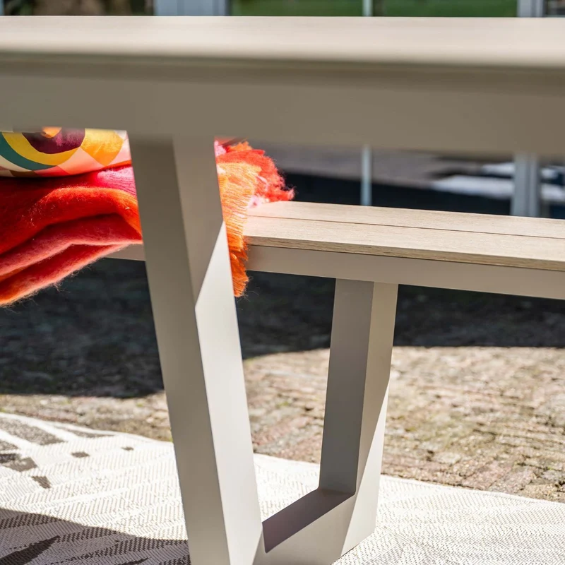 Garden Impressions Bell aluminium picknick set - 200x178 cm - taupe
