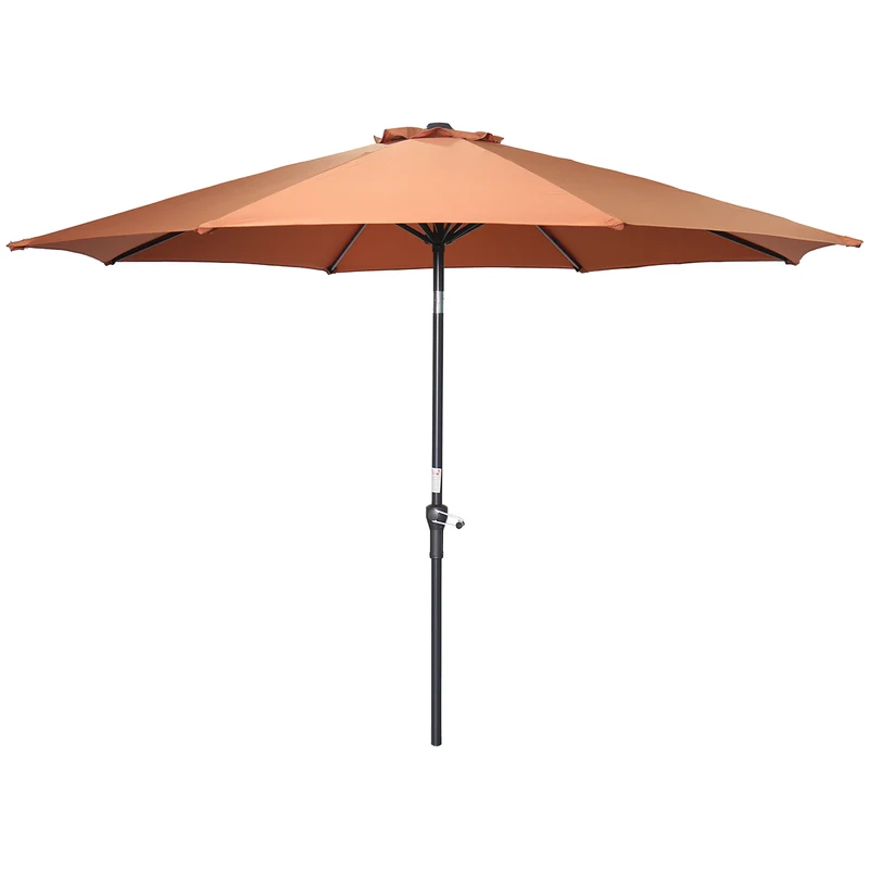 Garden Impressions Lotus parasol - Ø300 cm - carbon black - koper