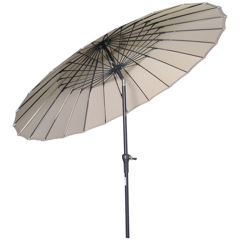 Garden Impressions Manilla parasolset ecru met voet 30 kg en hoes