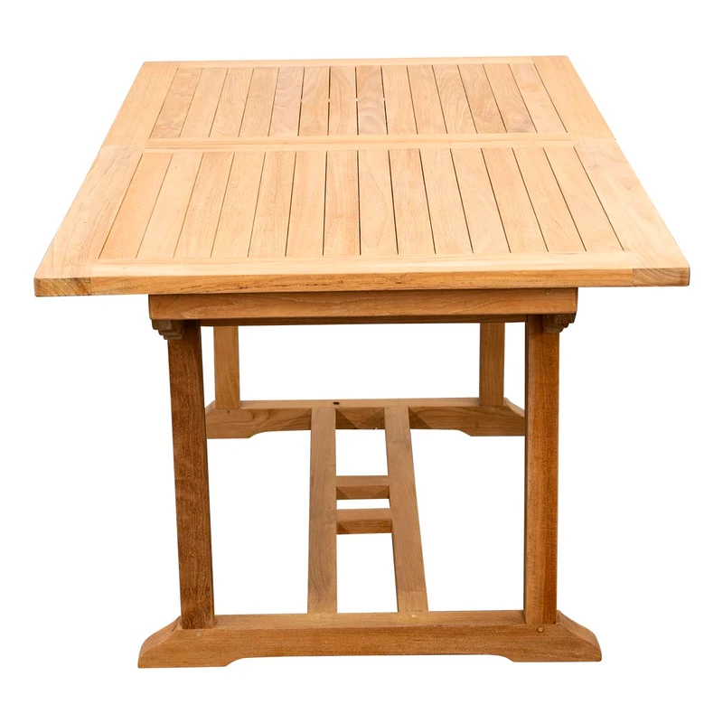 Teak Ausziehtisch Classic - rechteckig, 120/180 x 80 cm
