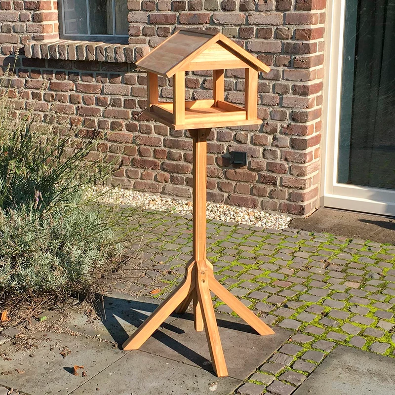 Teak Vogelhaus, massiv