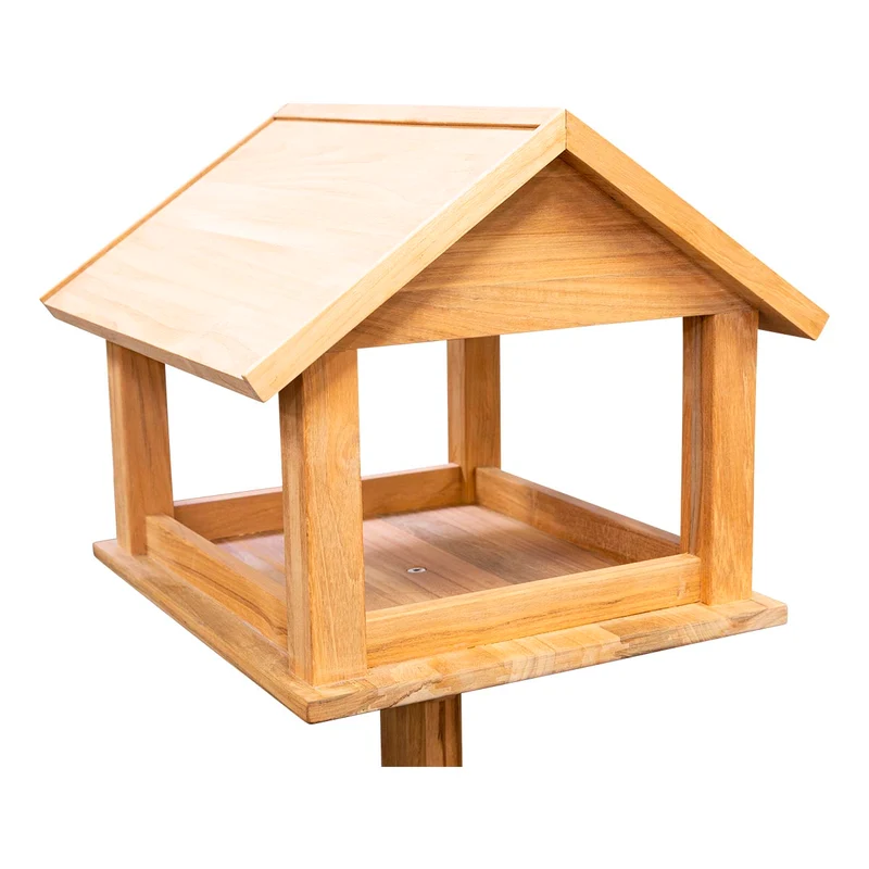 Teak Vogelhaus, massiv