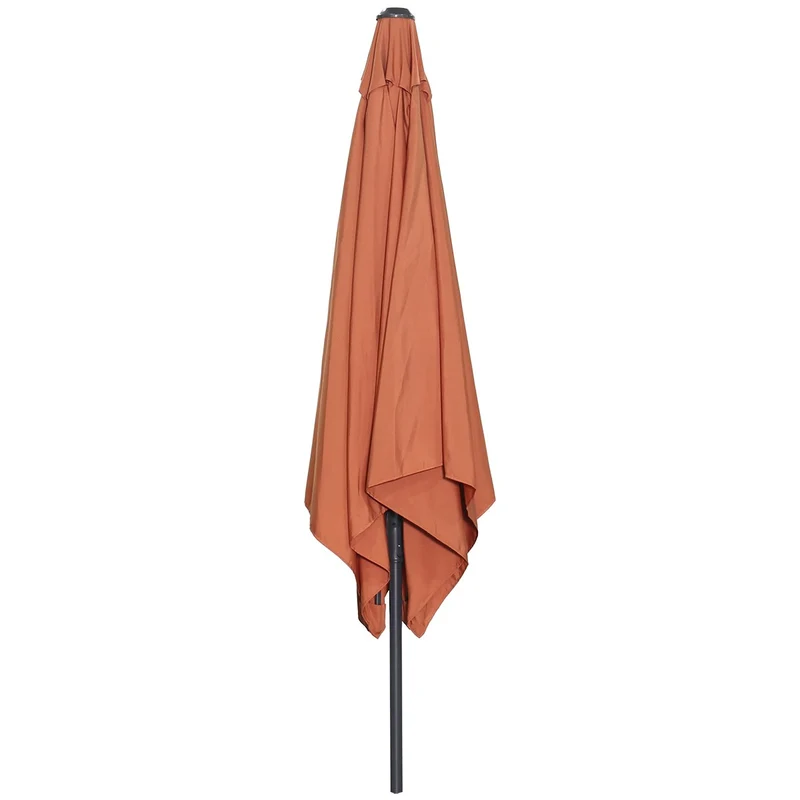Garden Impressions Lotus parasol - 250x250 cm - carbon black - koper
