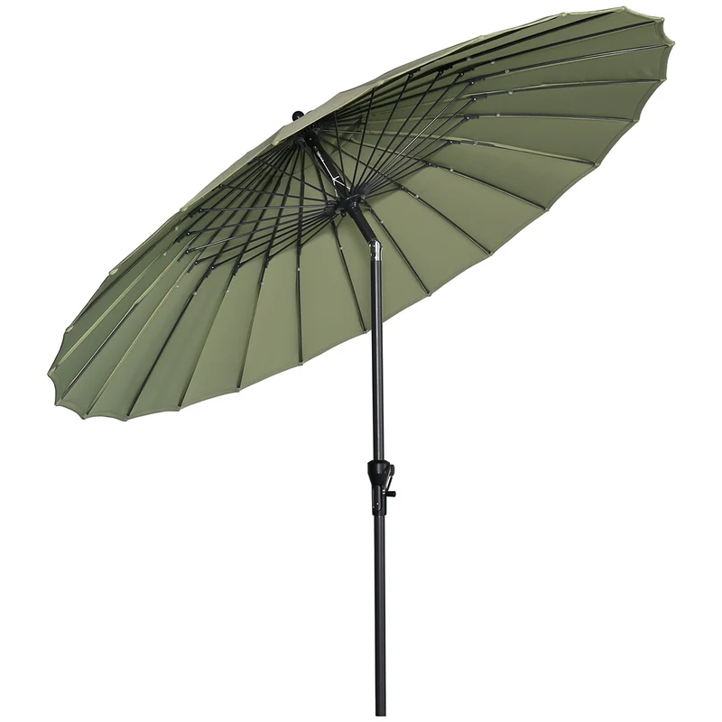 Garden Impressions Manilla parasol - Ø250 cm - carbon black - olijf