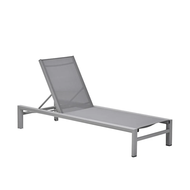 Garden Impressions Salsa aluminium ligbed - taupe - taupe textileen