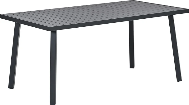 Garden Impressions Terni aluminium tuintafel - 160x90 cm - carbon black