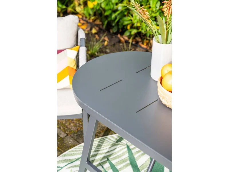 Garden Impressions Terni aluminium balkon set - carbon black - sand
