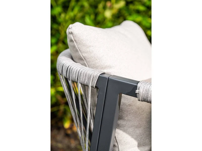 Garden Impressions Terni aluminium balkon set - carbon black - sand