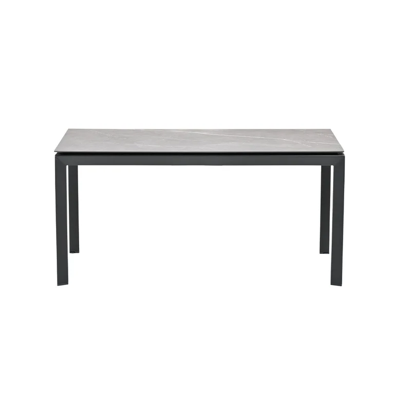 Garden Impressions Domingo dining tuintafel - 160x90cm - grijs aluminium