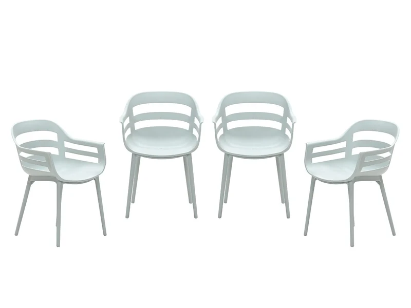 Garden Impressions Ceasar tuinstoelen set van 4 olijf
