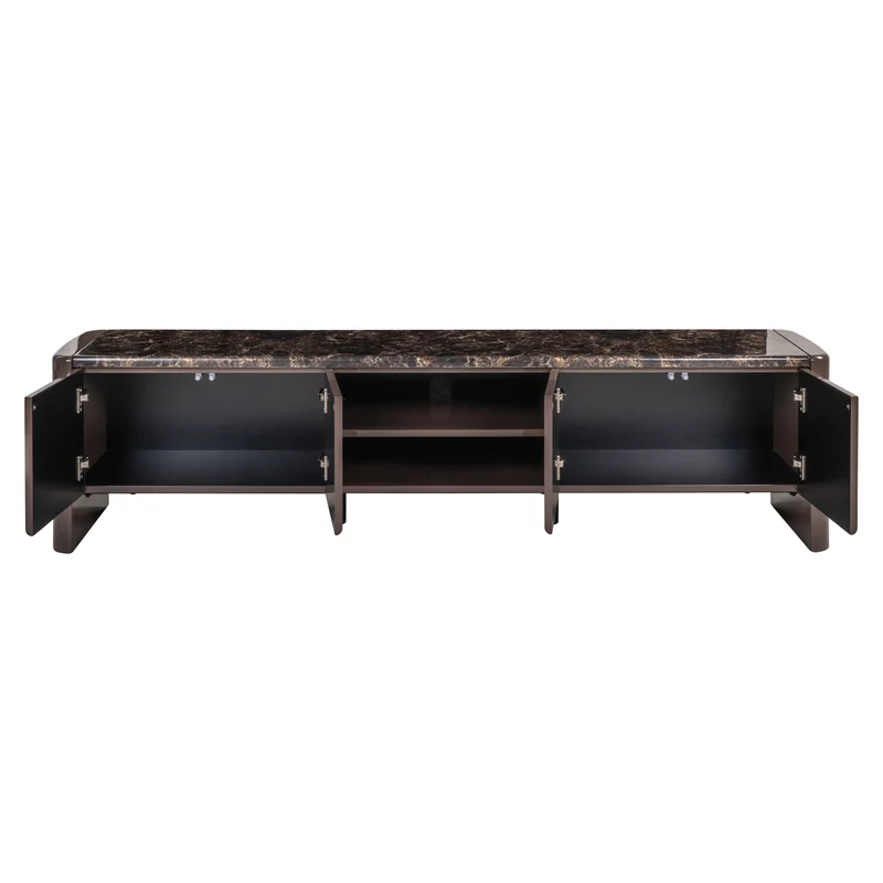 TV cabinet Almundi chocolat brown