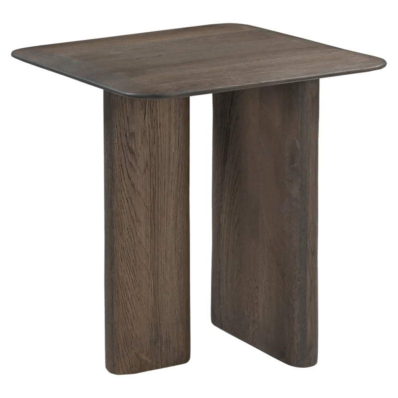 End table Castello Smoked charchoal oak top