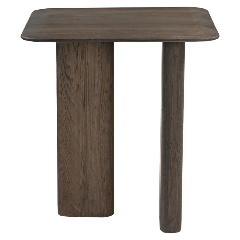 End table Castello Smoked charchoal oak top