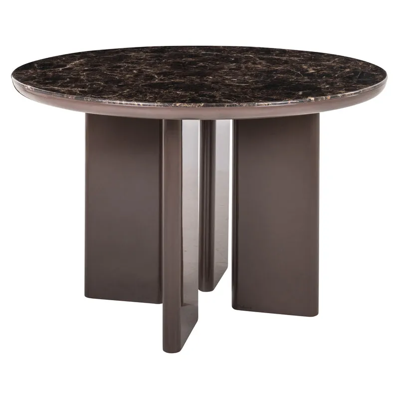 Dining table Almundi chocolat brown 120