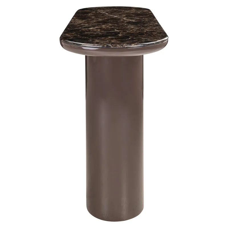 Console Almundi chocolat brown