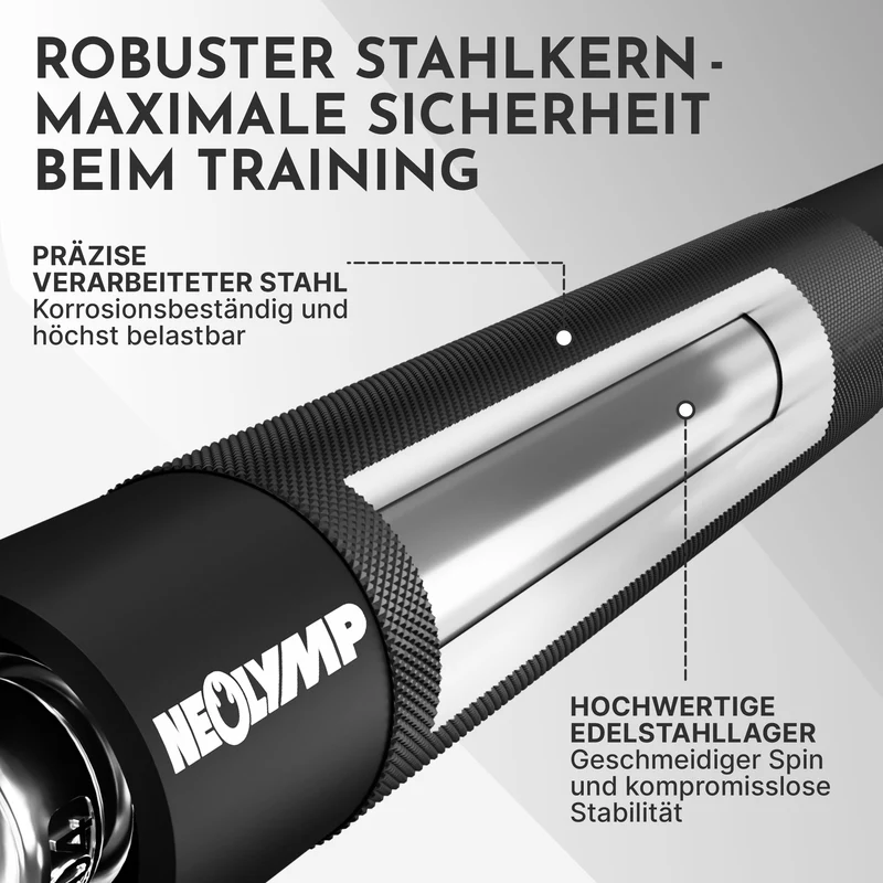 Bänderstange für Fitnessbänder - inkl. Karabiner