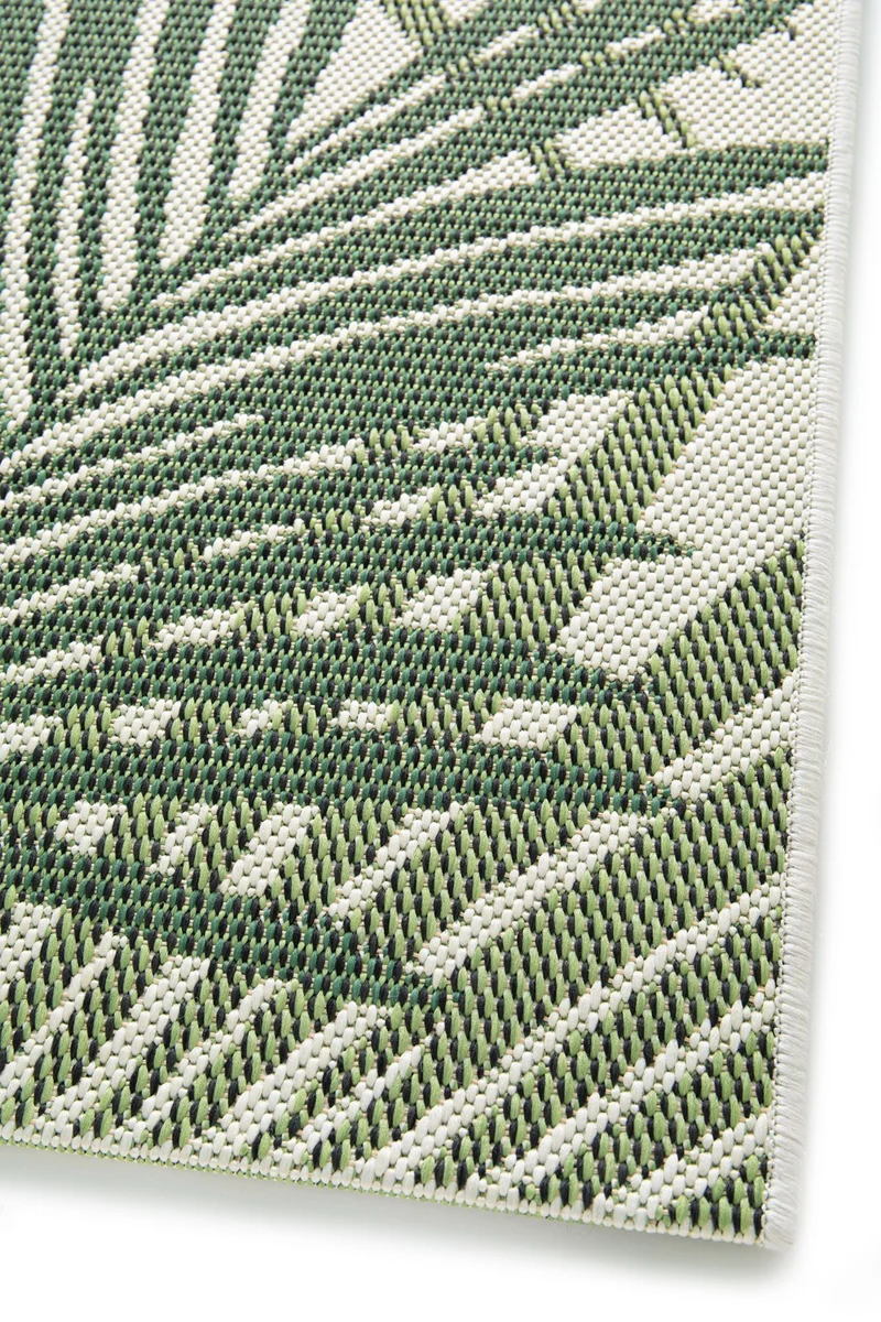 Naturalis karpet - 120x170 cm - palm leaf green