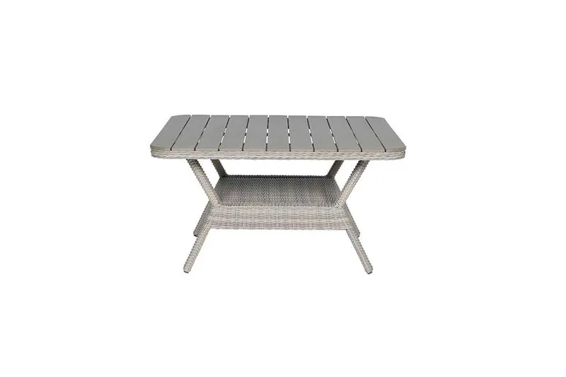 Milwaukee tafel - 126,5x126,5 cm - vintage willow - light teak Vironwood
