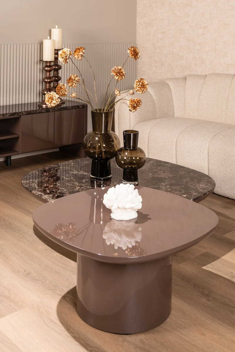 Coffee table Almundi chocolat brown