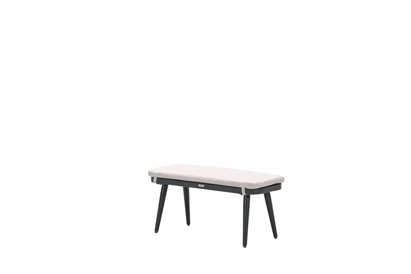 Allasio sportbank - carbon black - desert sand