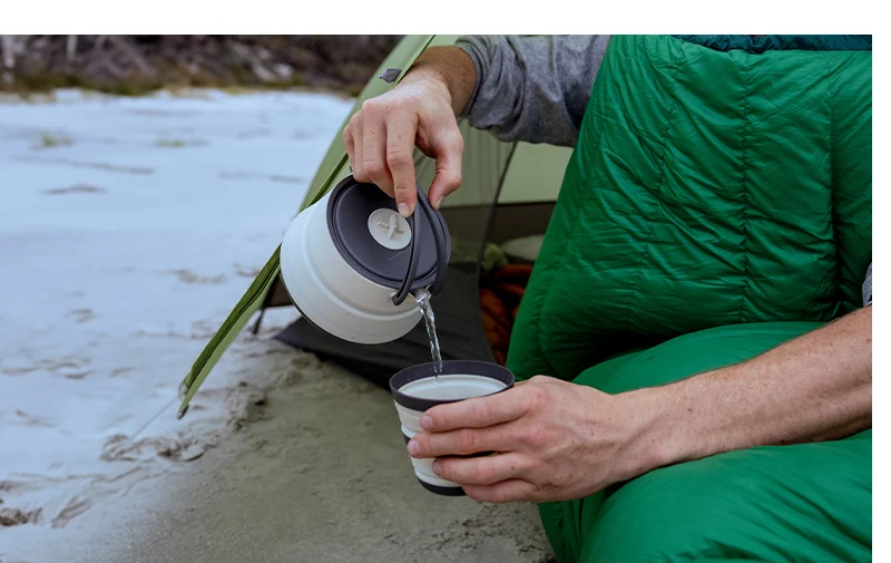 Frontier Ultralight Collapsible Kettle Cook Set - [3 Piece] 1.1L with Cups