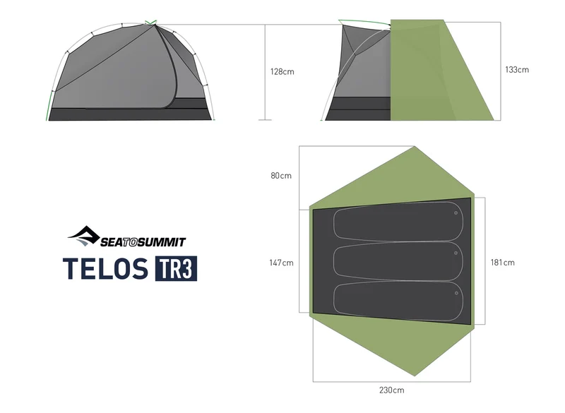 Telos Freestanding Ultralight Tent