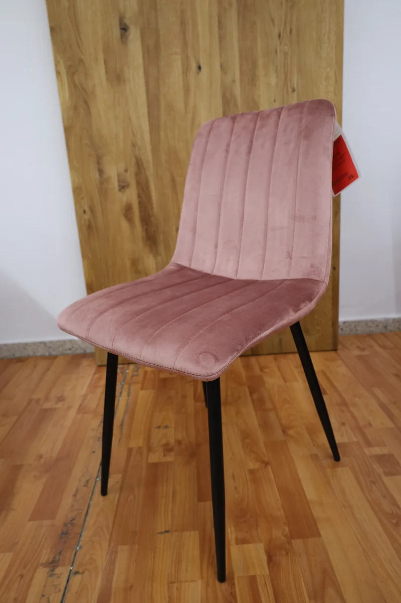 Stuhl Stühle Esszimmerstuhl + Samt Stoff + NEU in 3 Farben da!!!