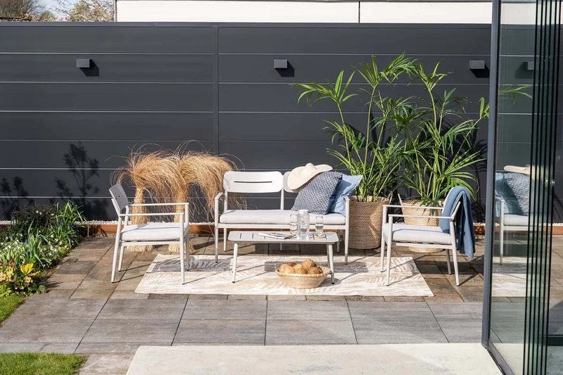 Morella loungeset - 4-delig - taupe - valley sand