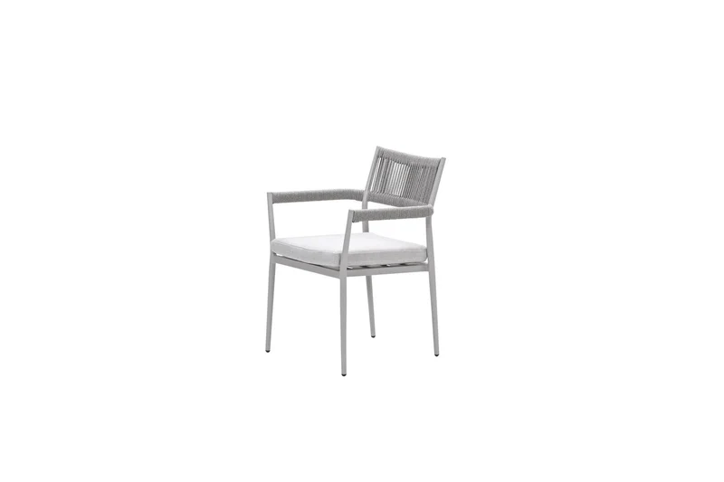 Barcelona dining fauteuil - taupe - rope grey sand - valley sand