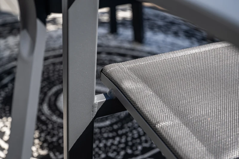 5-delige tuinset - 4 Cosmo natural stoelen - Douglas tuintafel - Garden Impressions