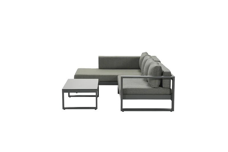 Garden Impressions Esmee loungeset 3-delig - rechts - carbon black/ mystic grey