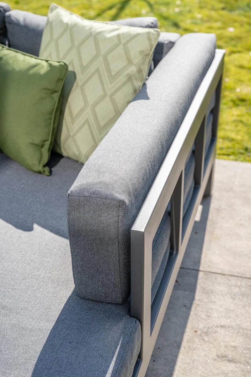 Garden Impressions Esmee loungeset 3-delig - links - carbon black/ mystic grey